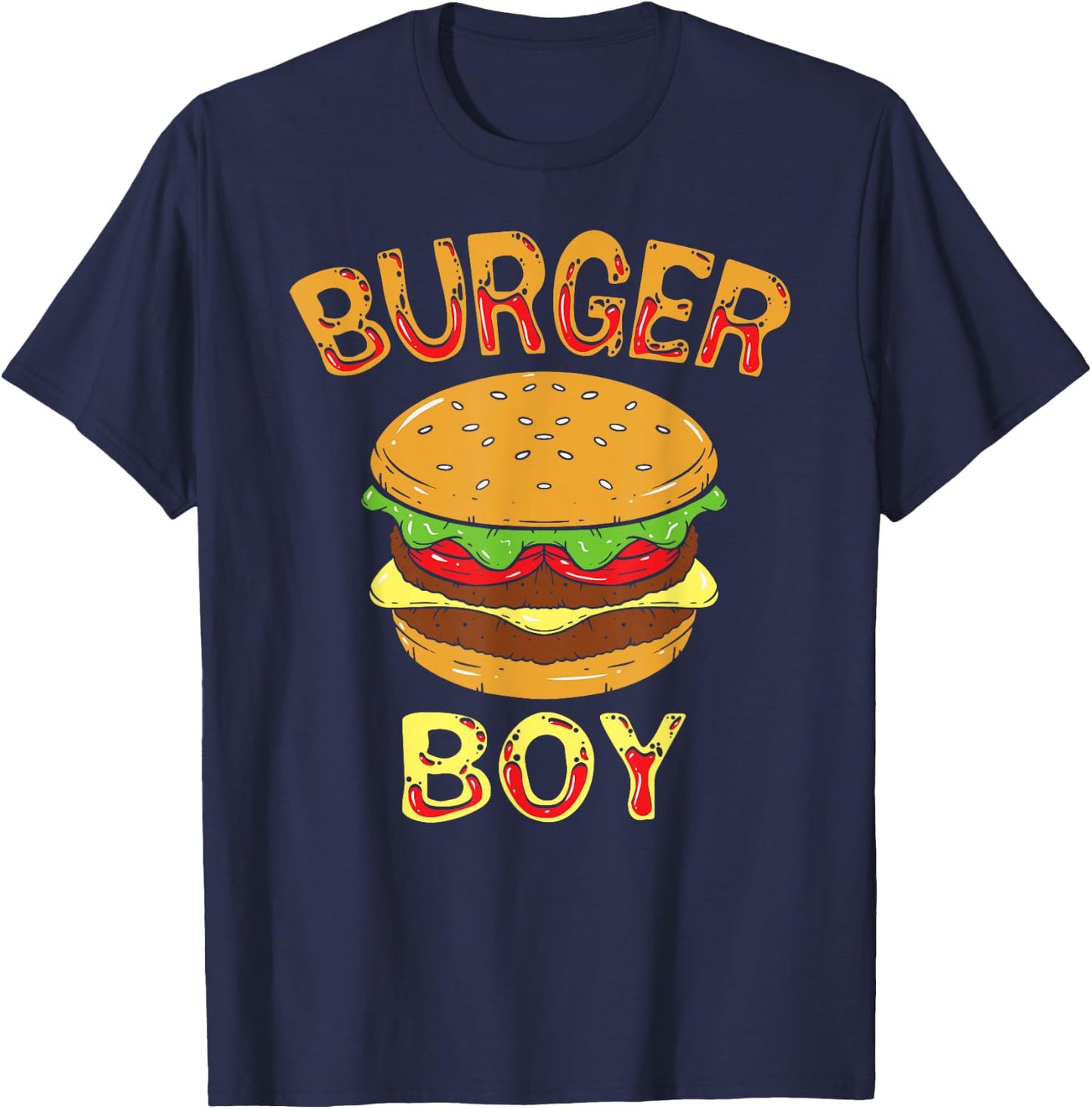 Burger Boy T-Shirt - T-Shirt | Navy