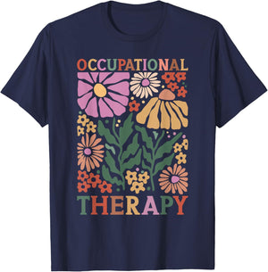 Occupational Therapy -OT Therapist OT Month design idea T-Shirt - T-Shirt | Navy