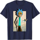 Mademark x Rick and Morty - Rick and Morty Cool Rick of Ricklantis T-Shirt - T-Shirt | Navy