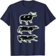 Dancing Polish Cow Meme T-Shirt - T-Shirt | Navy