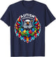 Autism Awareness puzzle pieces eagle T-Shirt - T-Shirt | Navy