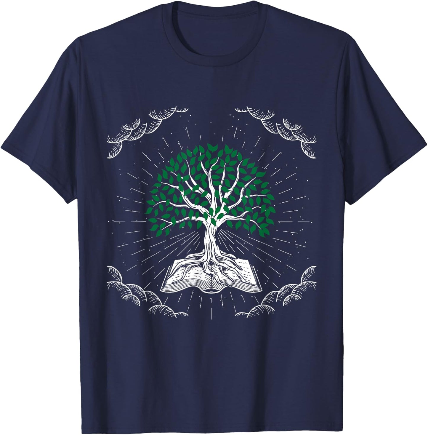 Tree of Knowledge - Tree of Life T-Shirt - T-Shirt | Navy