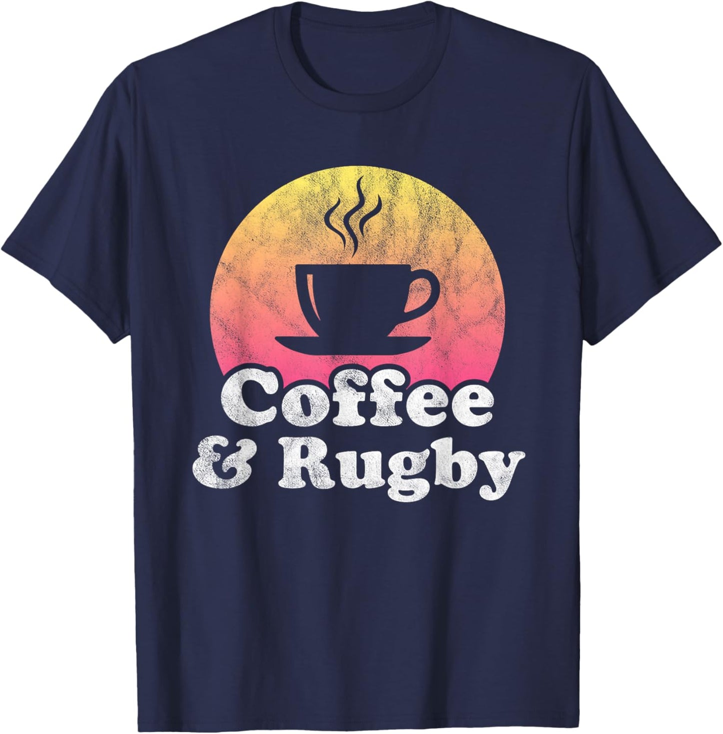 Coffee and Rugby T-Shirt - T-Shirt | Navy