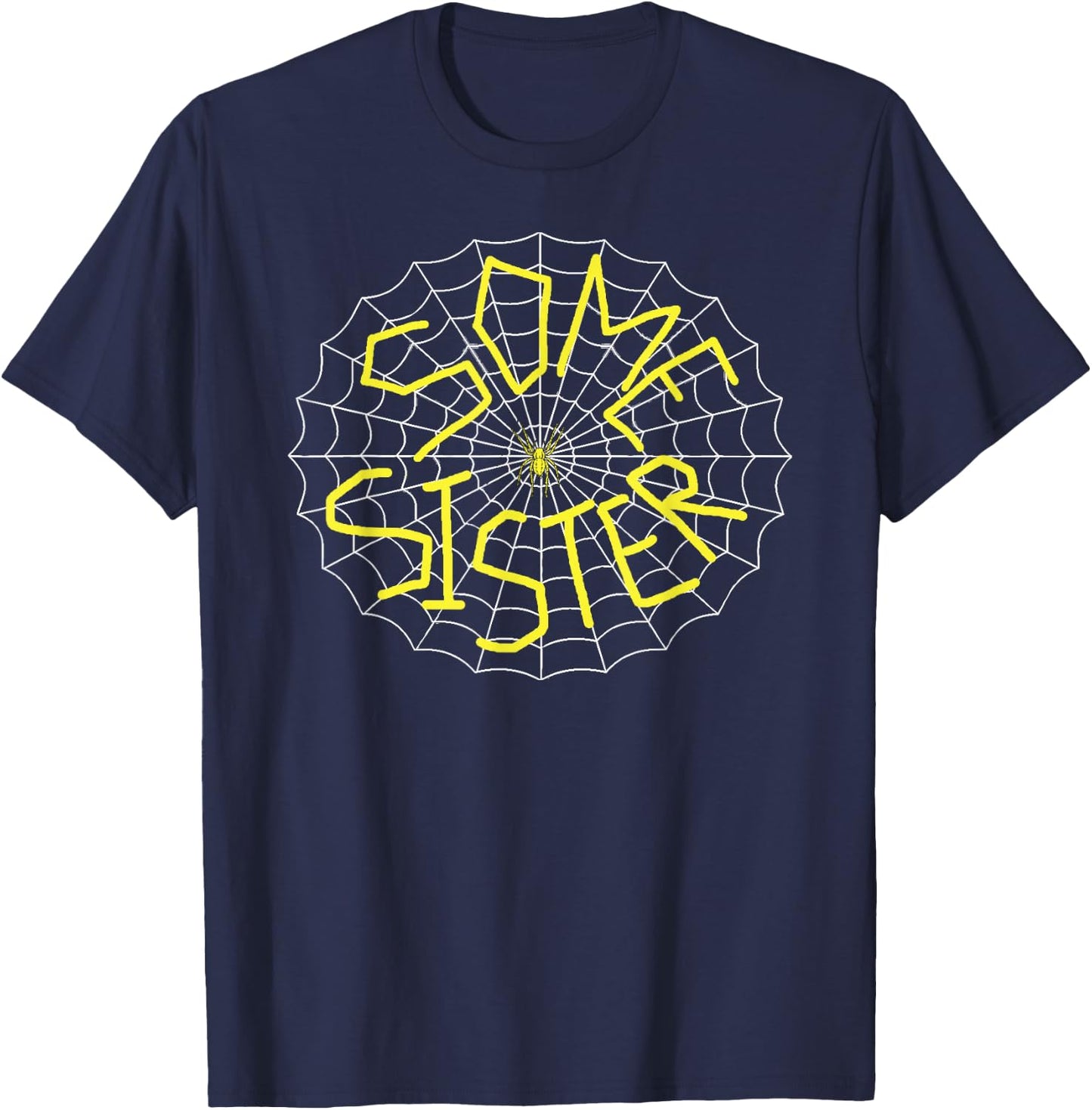 Charlotte's Some Sister Spider Web T-Shirt - T-Shirt | Navy