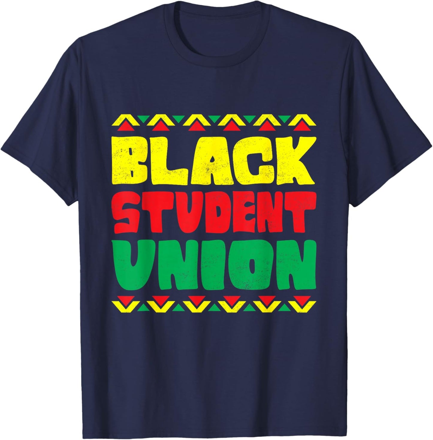 Black Student HBCU African American Pride Women Men T-Shirt - T-Shirt | Navy