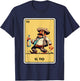Mexican Uncle Drinking Lover Tio El Tio Mexican Bingo Card T-Shirt - T-Shirt | Navy