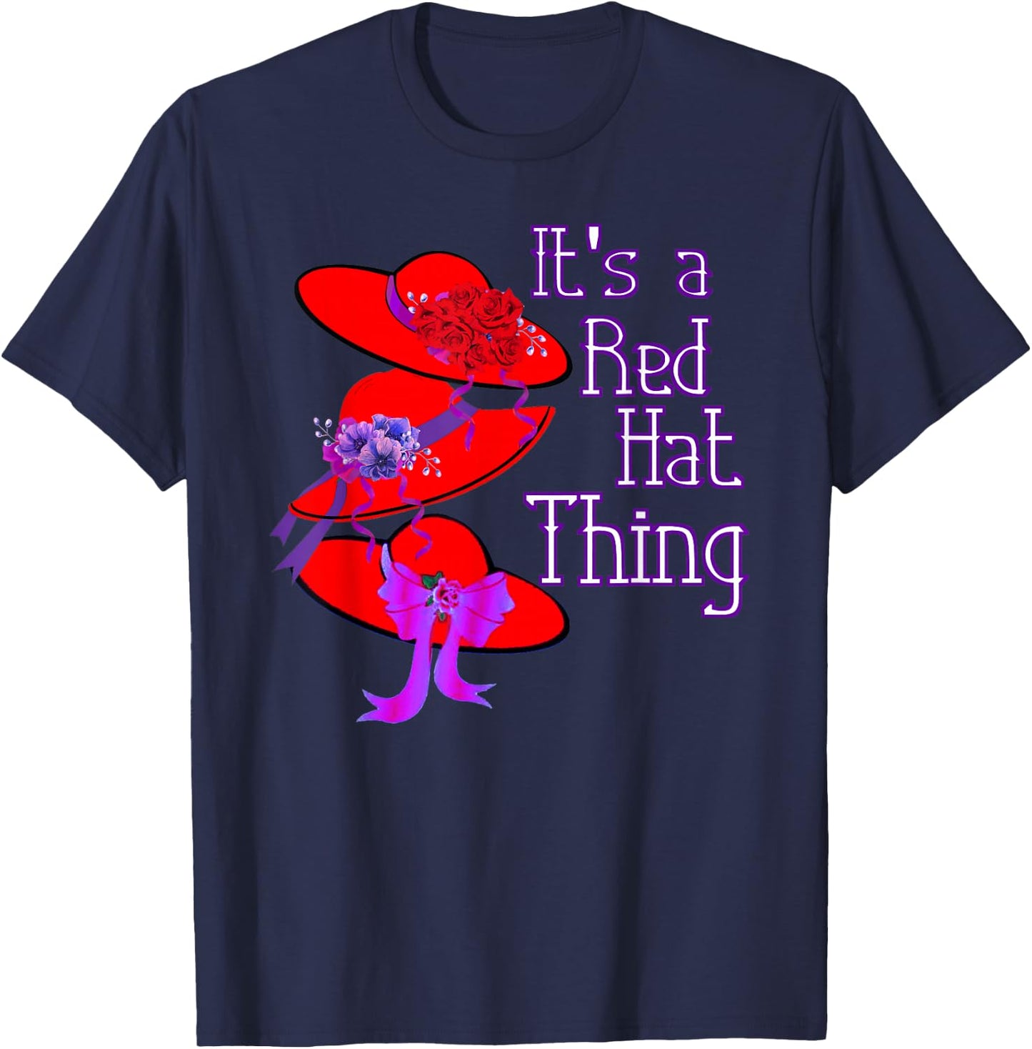 Red Hat It's a Red Hat Thing Gift Small T-Shirt - T-Shirt | Navy