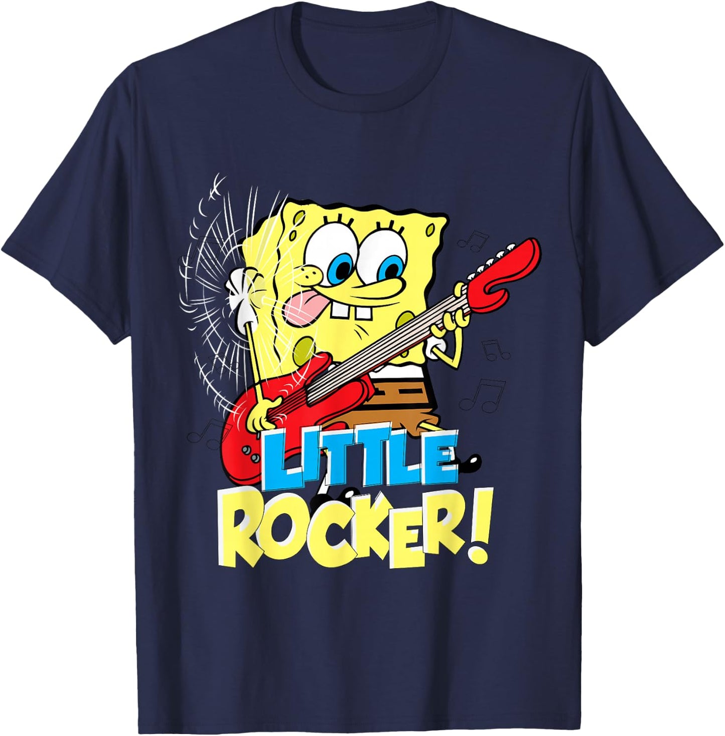 Spongebob Little Rocker! T-Shirt - T-Shirt | Navy