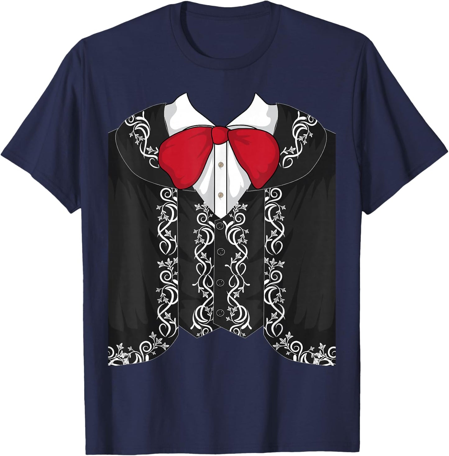 Mexican Mariachi Halloween Costume Shirt Cool Mariachi Gift T-Shirt - T-Shirt | Navy