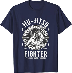 JIU Jitsu BJJ Kids Boy Girl Youth Children Boys T-Shirt - T-Shirt | Navy