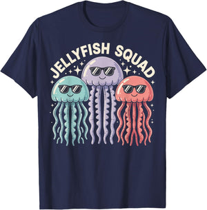 Jellyfish Squad T-Shirt - T-Shirt | Navy