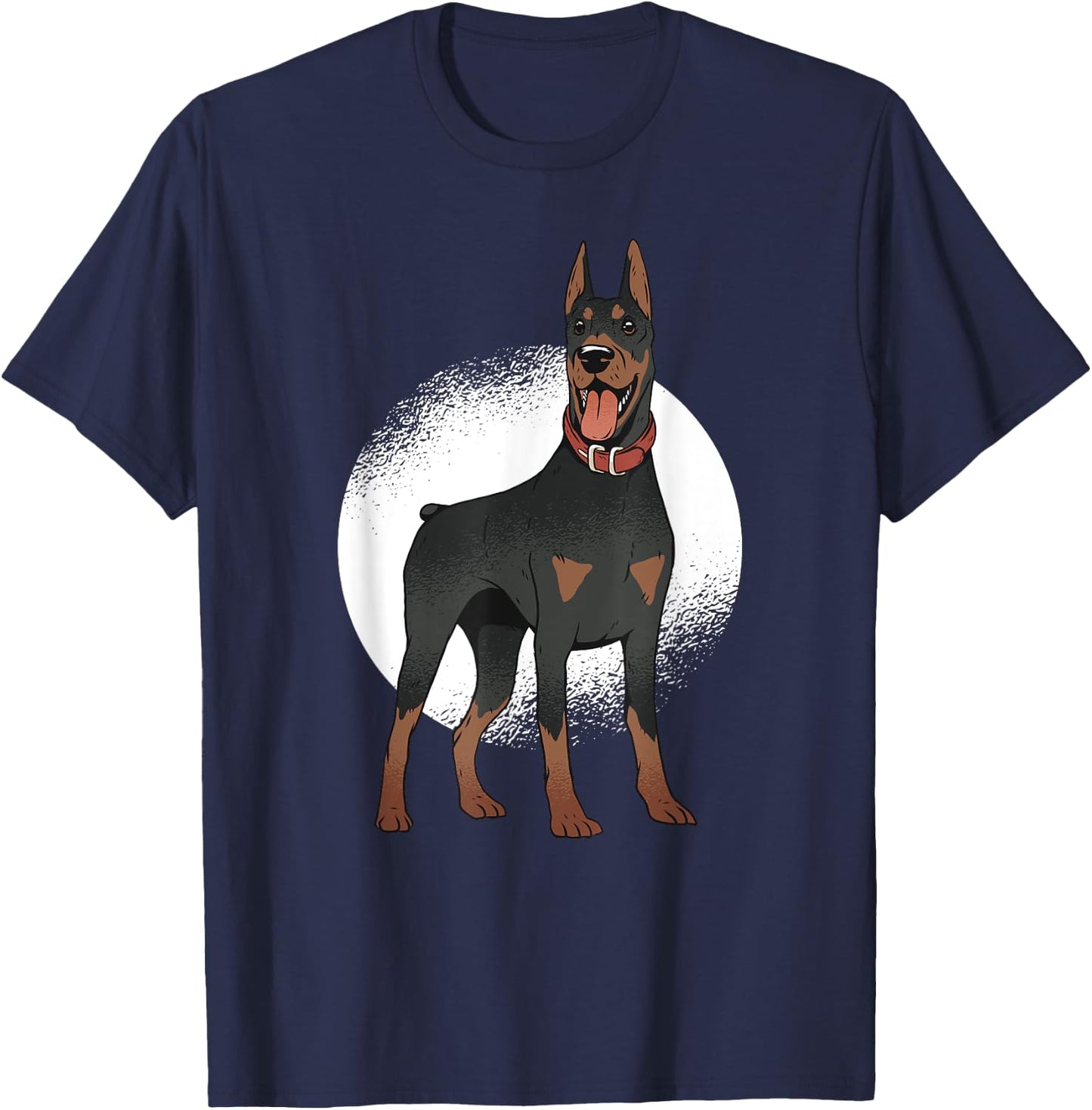 Doberman Dog for Dobie lover, Doberman Mom T-Shirt - T-Shirt | Navy