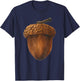 Big Acorn Costume Cute Easy Food Halloween T-Shirt - T-Shirt | Navy