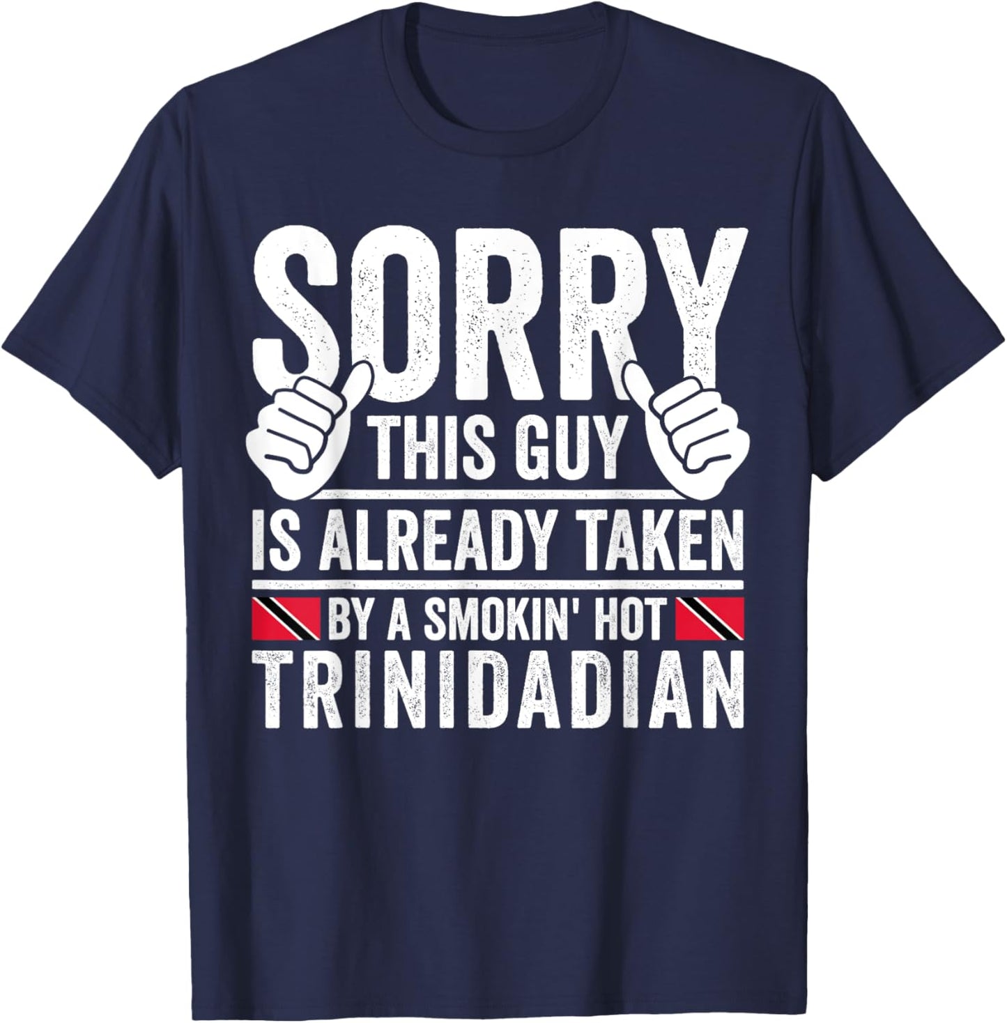 Trinidadian Roots Outfit Funny Trinidad Heritage T-Shirt - T-Shirt | Navy