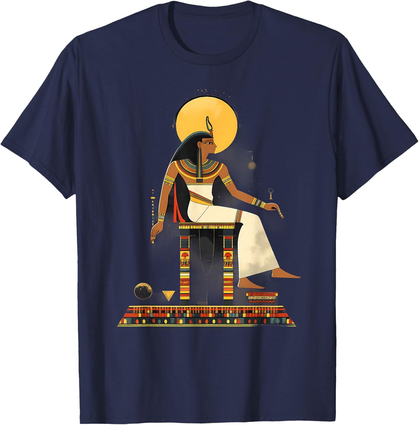 Ancient Egypt Egyptology Egypt Mythology Tutankhamun T-Shirt - T-Shirt | Navy