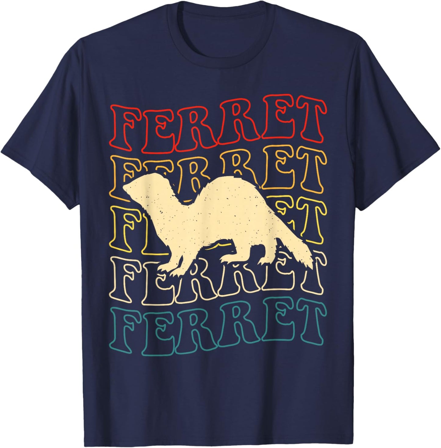 Ferret Ferret Ferret T-Shirt - T-Shirt | Navy