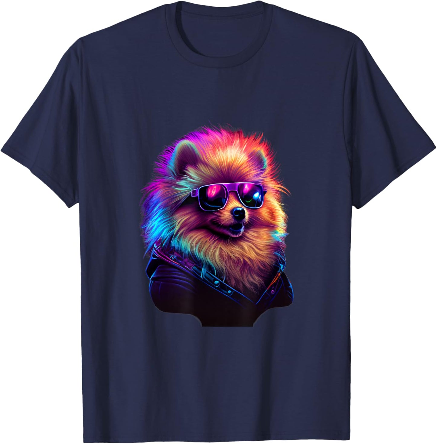 Pomeranian Dogs Pomeranians T-Shirt - T-Shirt | Navy
