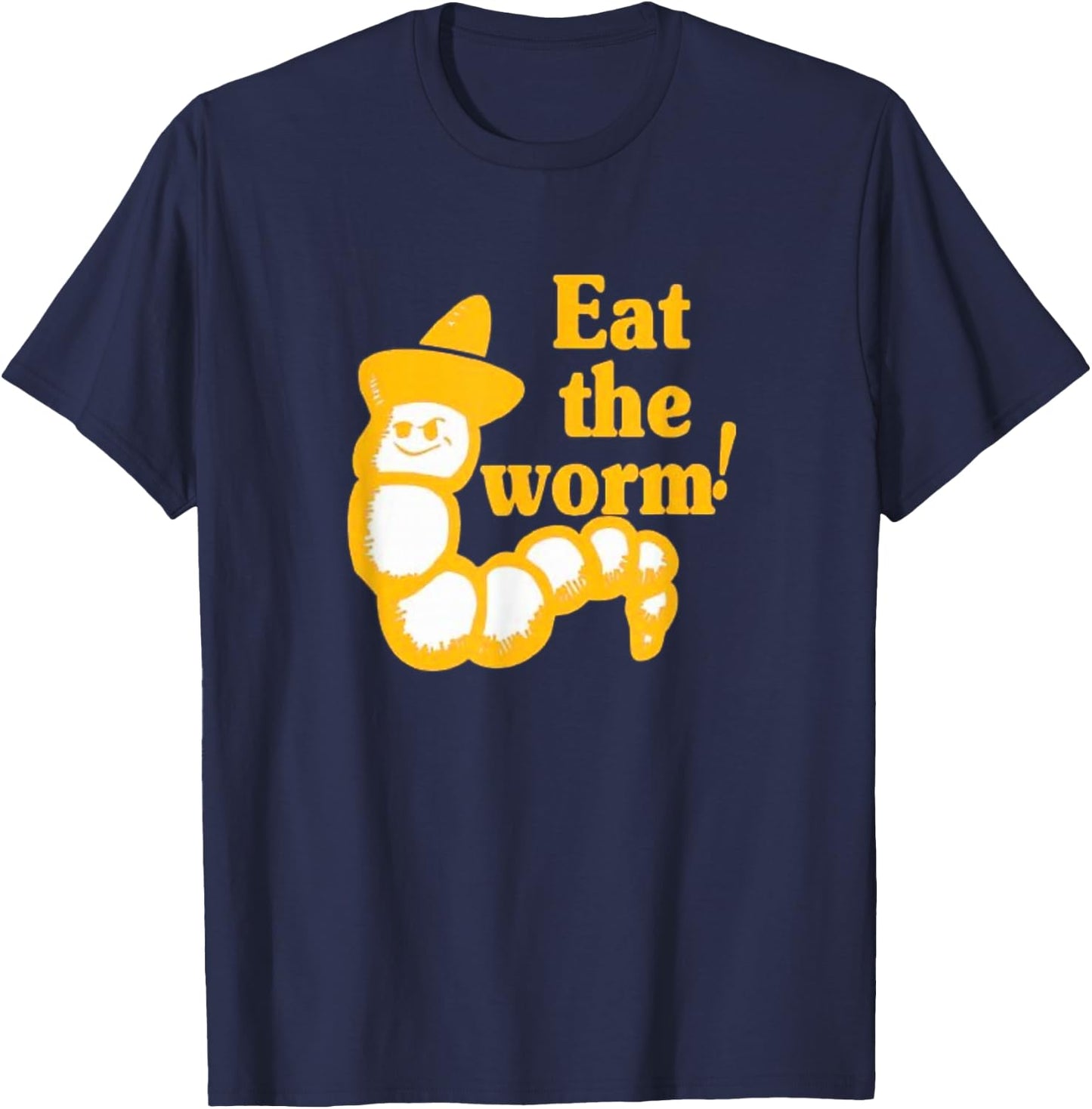 Eat The Worm T-Shirt - T-Shirt | Navy
