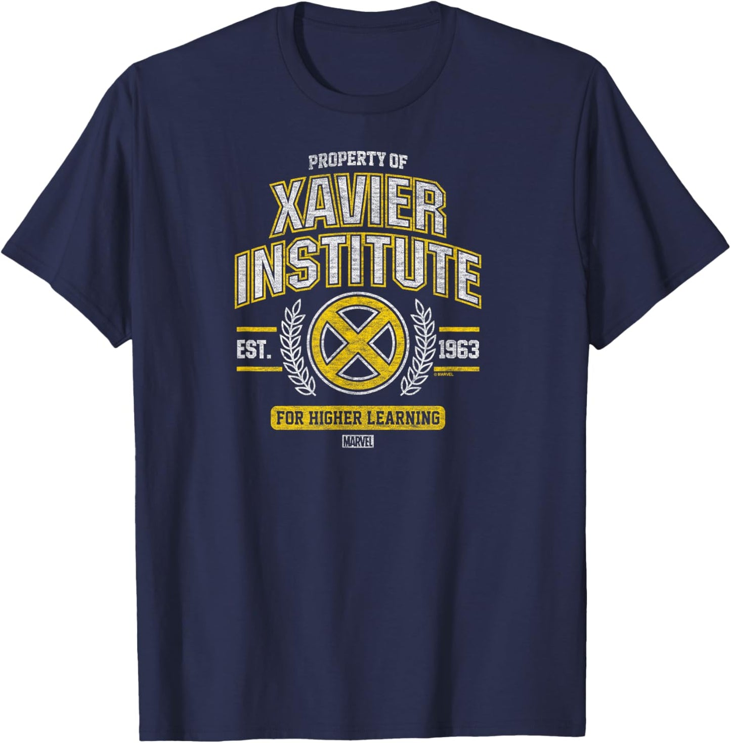 X-Men - Property Of Xavier Institute T-Shirt - T-Shirt | Navy