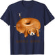 Beagle Bagel - Funny Cute Dog Women Kids T-Shirt - T-Shirt | Navy