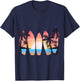 Vintage Classic Retro Surfboarder Surfer Surfing Surfboard T-Shirt - T-Shirt | Navy