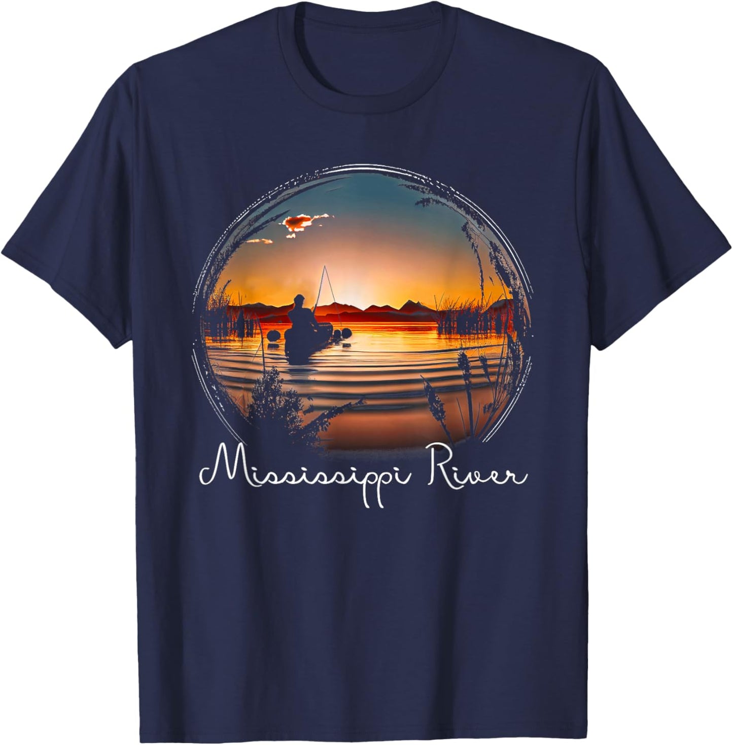 Mississippi River T-Shirt - T-Shirt | Navy