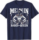 Melanin Rodeo Queen, Country African American Cowgirl T-Shirt - T-Shirt | Navy