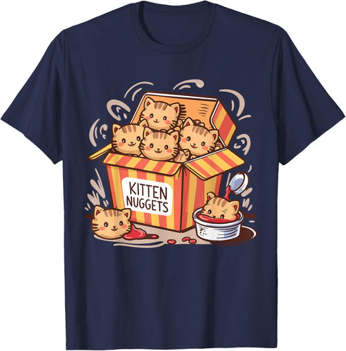 Kitten Nuggets Food Pun Cat Lover Chicken Nuggets