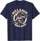 Melanin Rodeo Queen, Country African American Cowgirl T-Shirt - T-Shirt | Navy