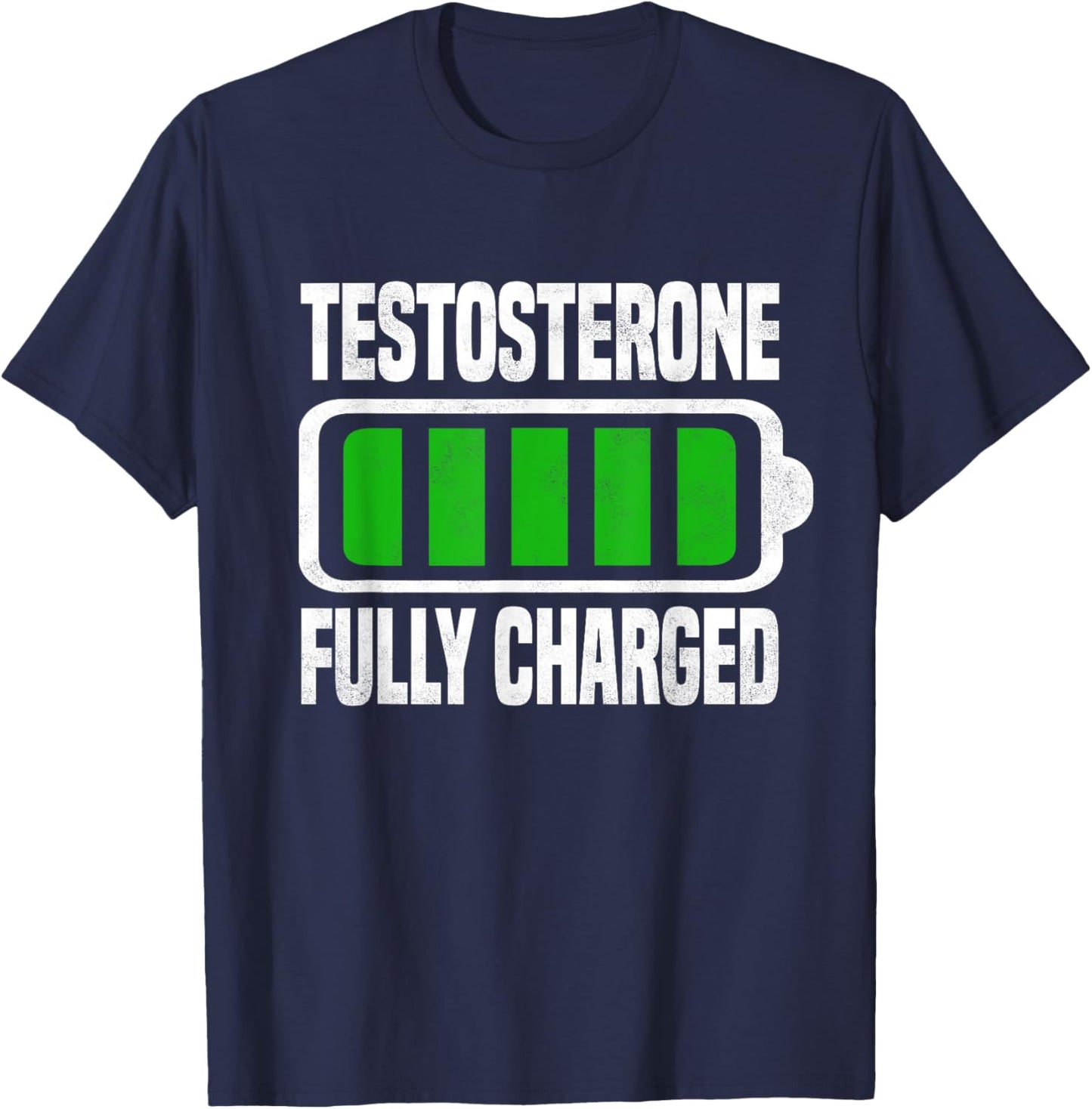 Testosterone, Funny Bodybuilding Test Steroids Roids Sayings T-Shirt - T-Shirt | Navy