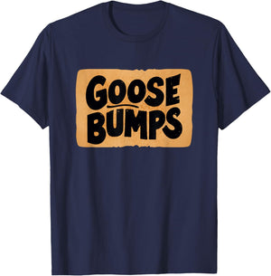Awesome Goosebumps Look for Statement Lovers T-Shirt - T-Shirt | Navy