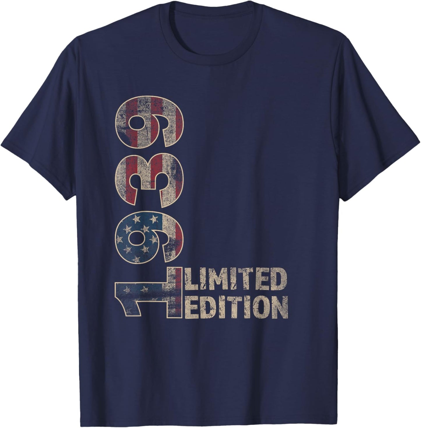 86th Birthday Gift men Vintage born 1939 turning 86 Year Old T-Shirt - T-Shirt | Navy