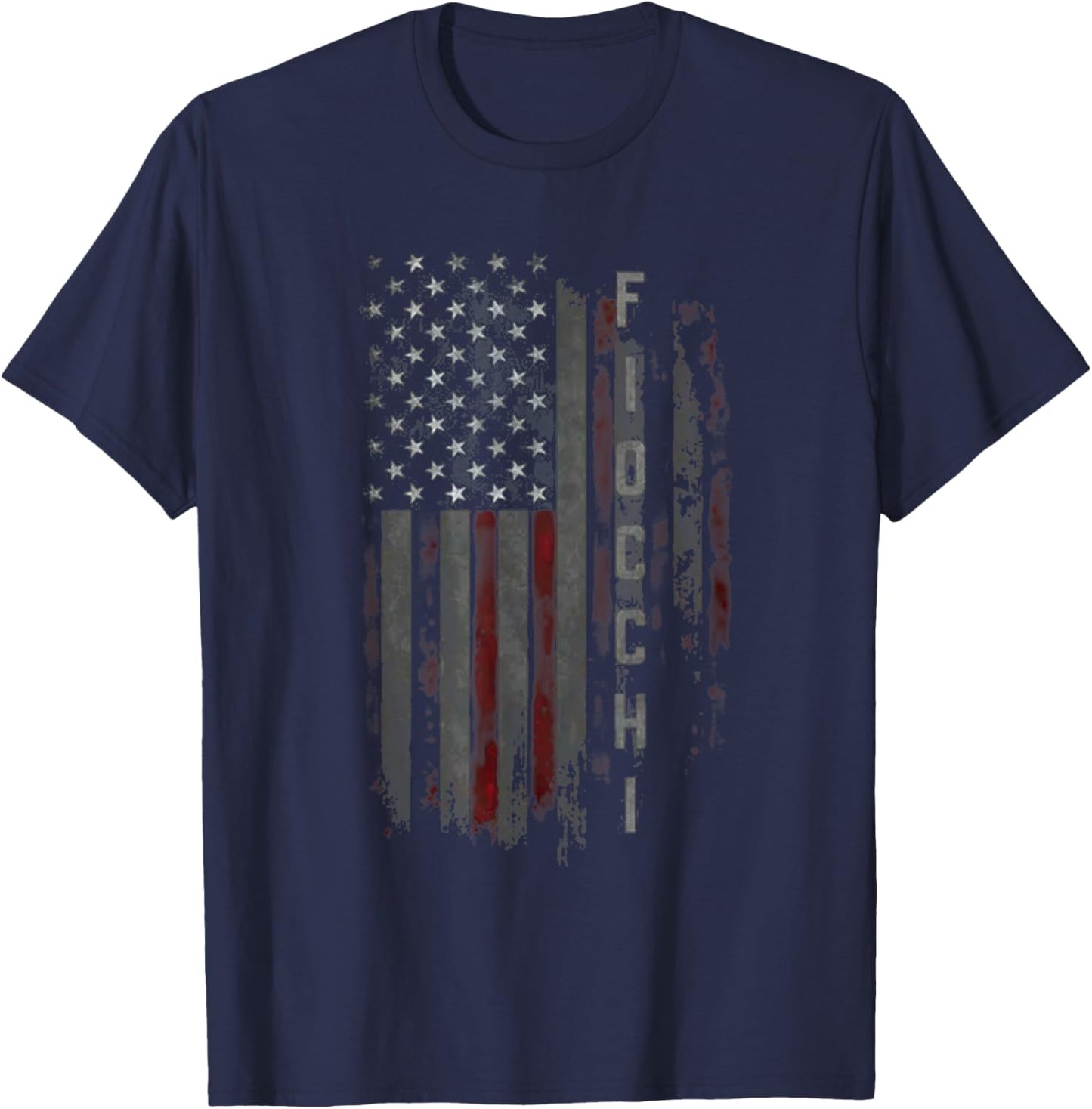 Fiocchi Family American Flag T-Shirt - T-Shirt | Navy
