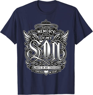 In Loving Memory of My Son T-Shirt - T-Shirt | Navy