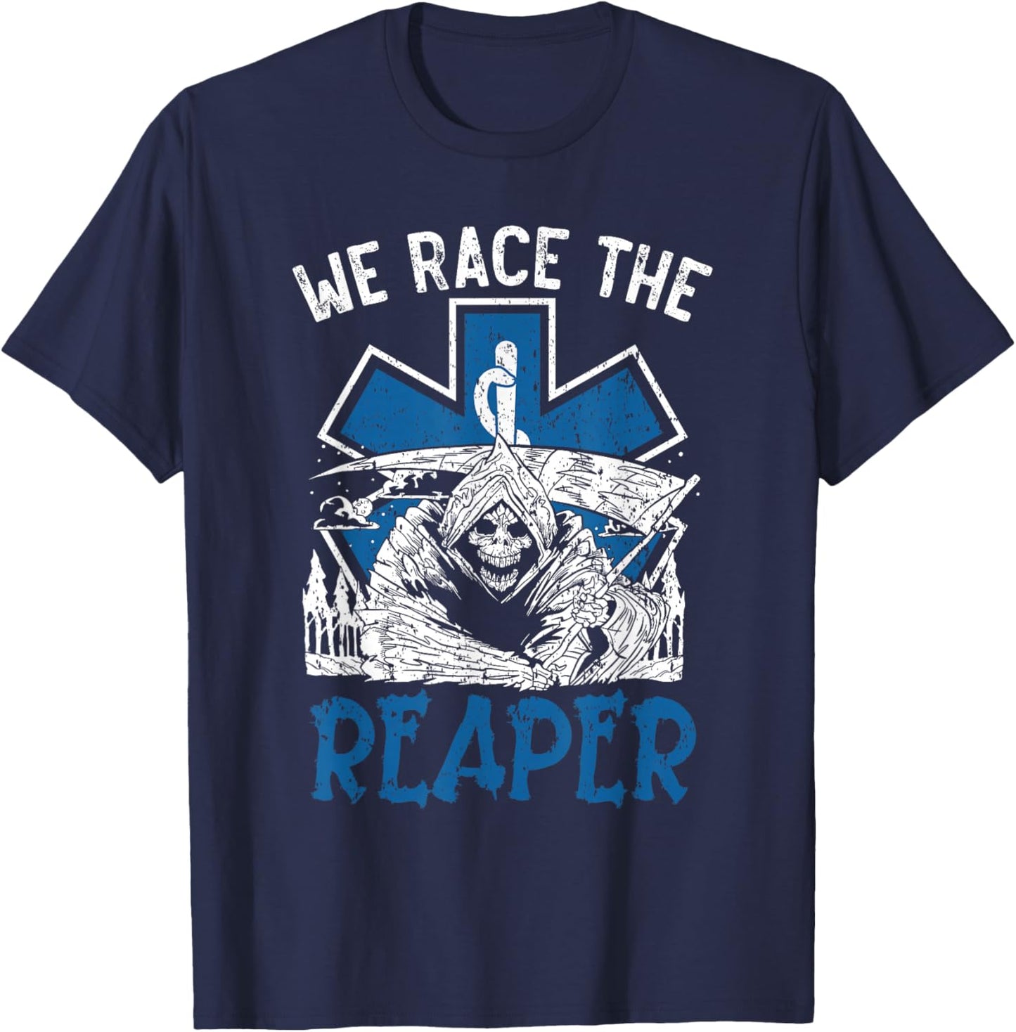 Emergency Medical Technician Healthcare EMT Paramedic T-Shirt - T-Shirt | Navy