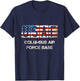 Columbus Air Force Base Distressed T-Shirt - T-Shirt | Navy