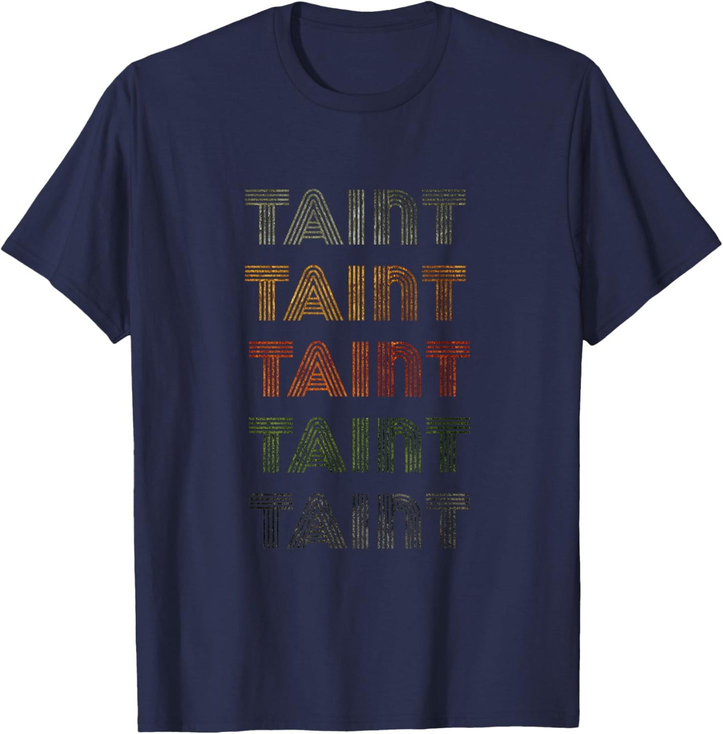 Love Heart Taint Grunge Vintage Style Black Taint T-Shirt - T-Shirt | Navy