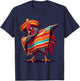 Rooster Dabbing Mexican Poncho Cinco de Mayo Chicken Lover T-Shirt - T-Shirt | Navy