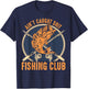 Ain't Caught Shit Fishing Club, Funny Fishing Gift T-Shirt - T-Shirt | Navy