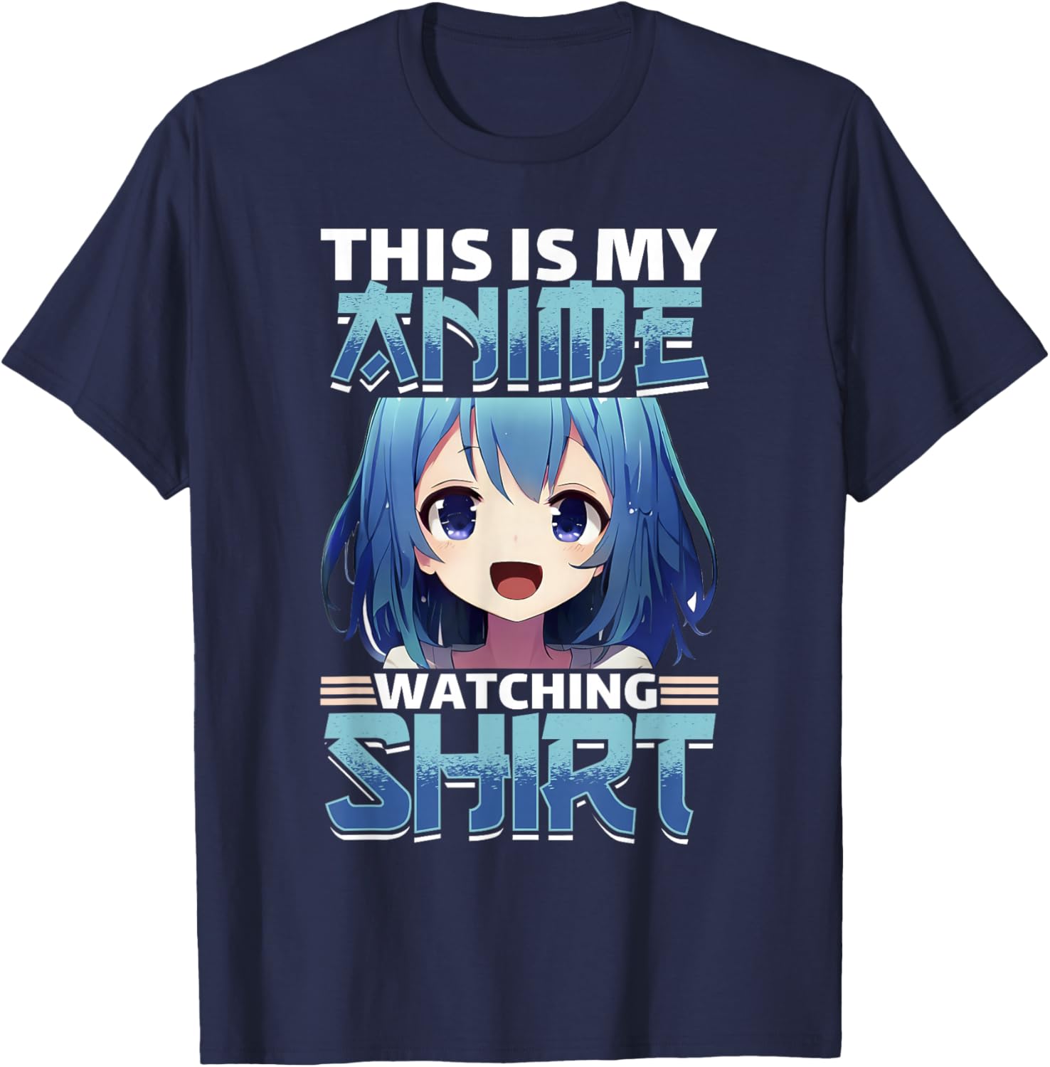 Anime & Manga Lover For Japanese Cosplay Fans & Otaku T-Shirt - T-Shirt | Navy