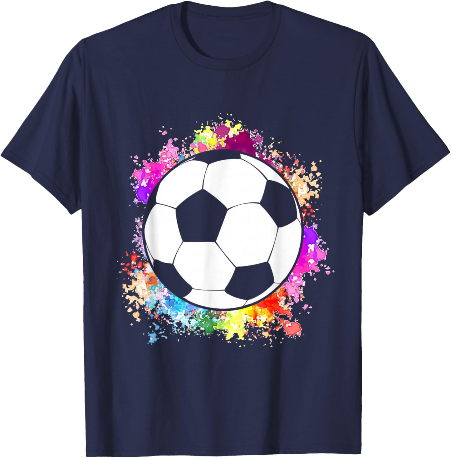 Soccer Girl Gift Shoes Cleats Kick Fußball Daughter Women T-Shirt - T-Shirt | Navy