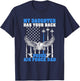My Daughter Has Your Back Proud Air Force Dad Father Gift T-Shirt - T-Shirt | Navy