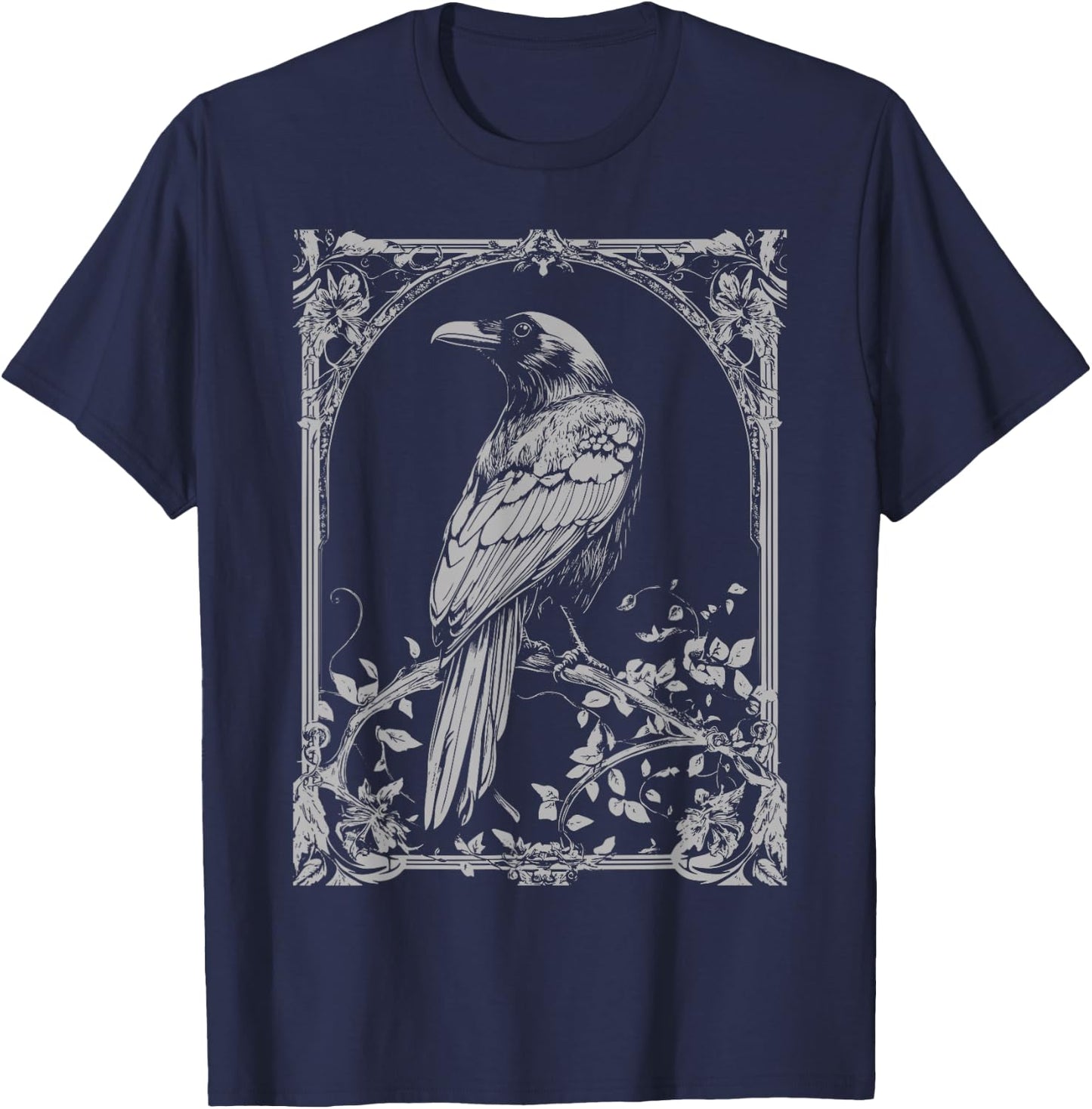 Raven Crow T-Shirt - T-Shirt | Navy