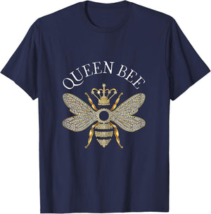 Queen Bee Jewelry Jewels Cute Beekeeping Beekeeper T-Shirt - T-Shirt | Navy