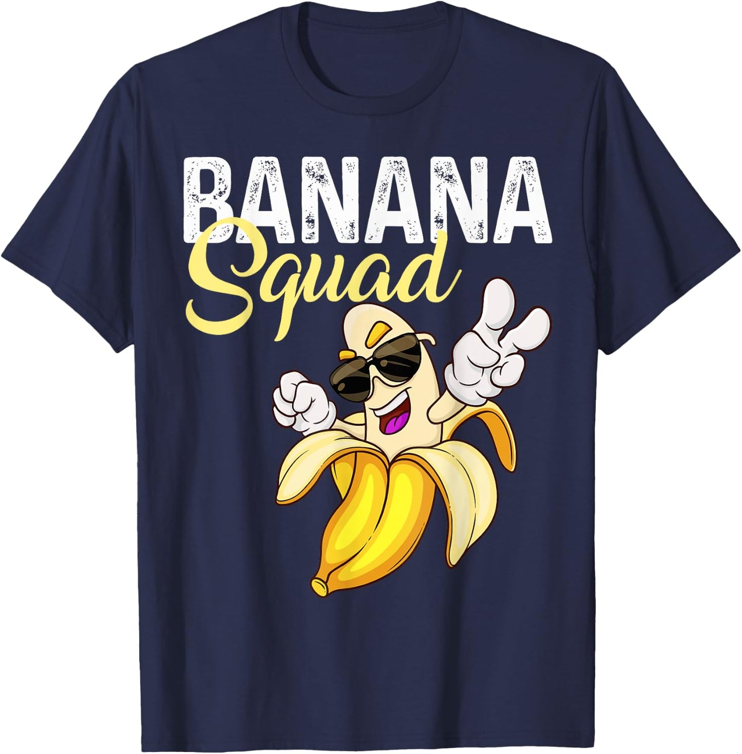 Cool Banana Squad Halloween Costume Banana Funny Team T-Shirt - T-Shirt | Navy