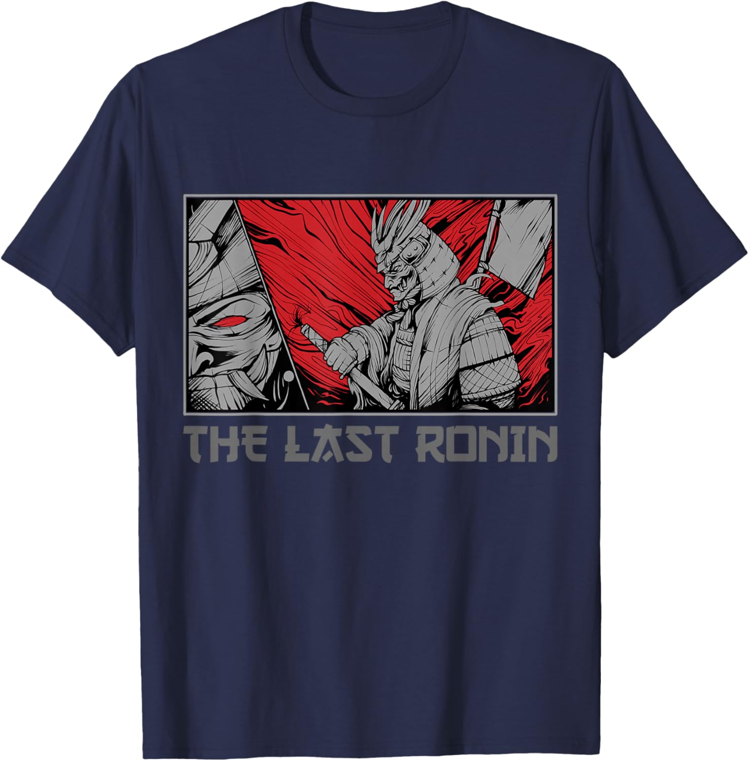 The Last Ronin Oni Samurai T-Shirt - T-Shirt | Navy