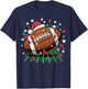 Football Christmas T-Shirt - T-Shirt | Navy