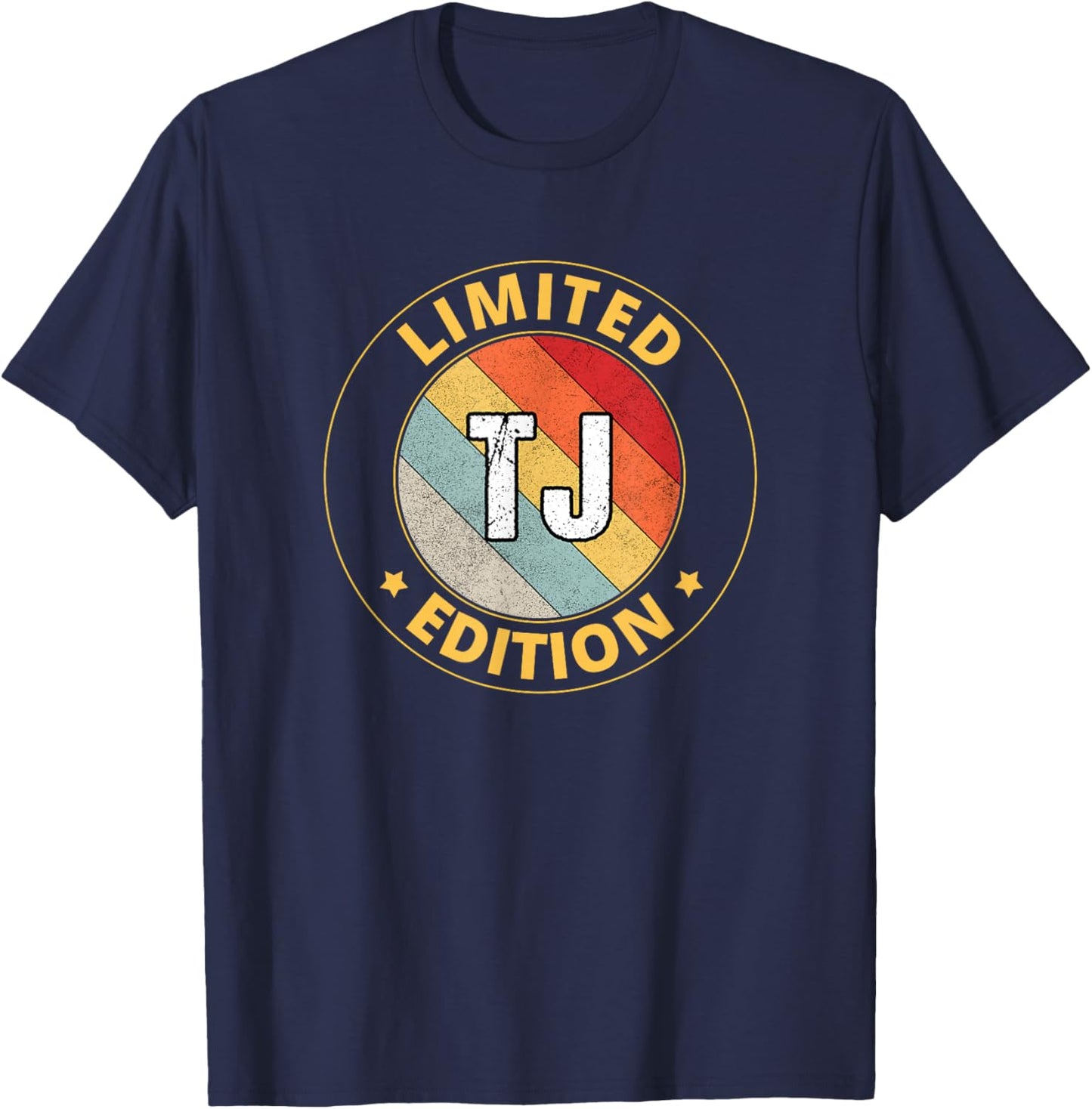 Tj Name T-Shirt - T-Shirt | Navy