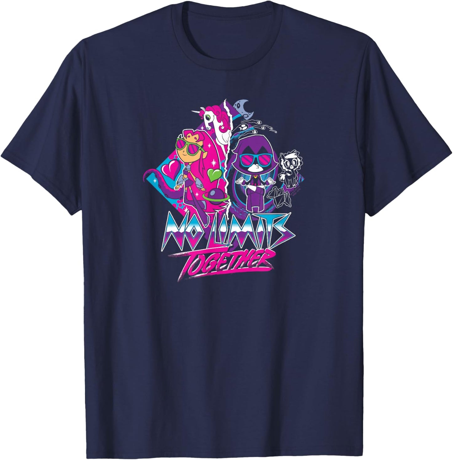 Teen Titans Go! to The Movies No Limits T-Shirt - T-Shirt | Navy