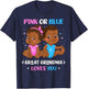 Pink or Blue Great Grandma Loves You Black Babies Reveal T-Shirt - T-Shirt | Navy